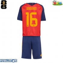 Spania Rodri Hernandez #16 Hjemmedraktsett Barn VM 2026 Kortermet (+ Korte bukser)